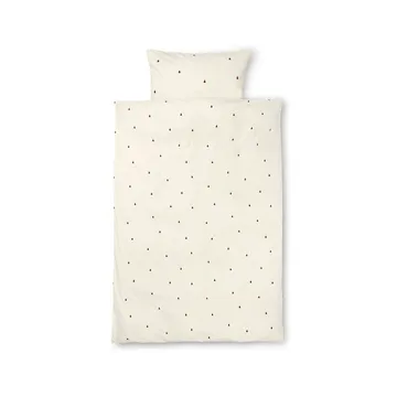 Pear pussilakanasetti 70x100 cm - Off white-cinnamon - Ferm Living