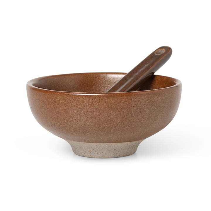 Petite suolakulho lusikalla 2 osaa, Chocolate Ferm Living