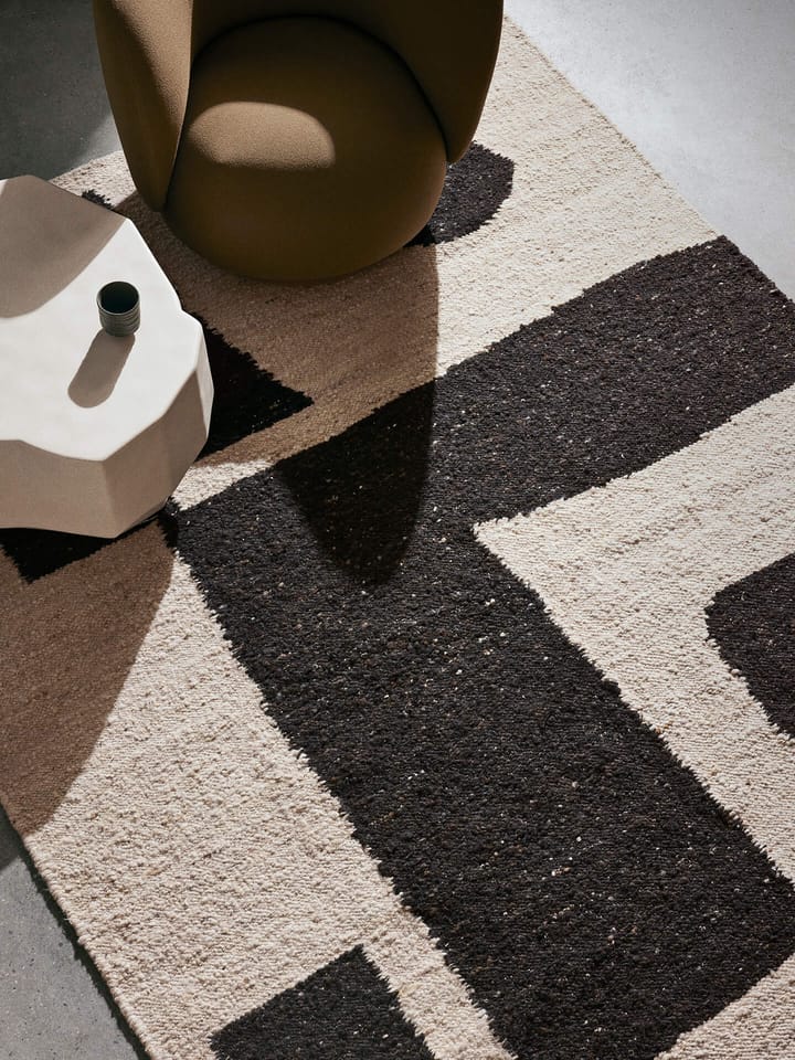 Piece villamatto, Off-white-Kahvi, 200x300 cm Ferm Living