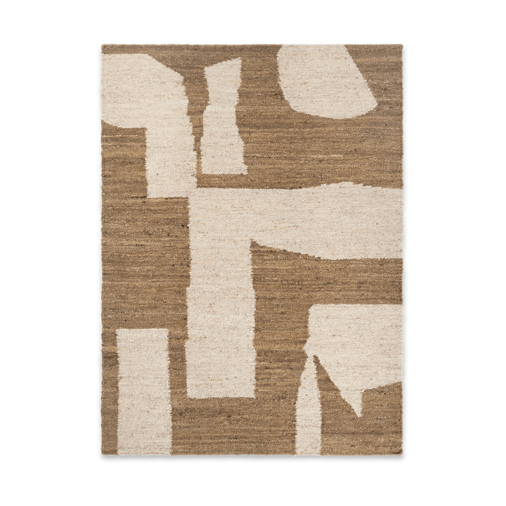 Piece villamatto - Off-white-Toffee, 140x200 cm - ferm LIVING