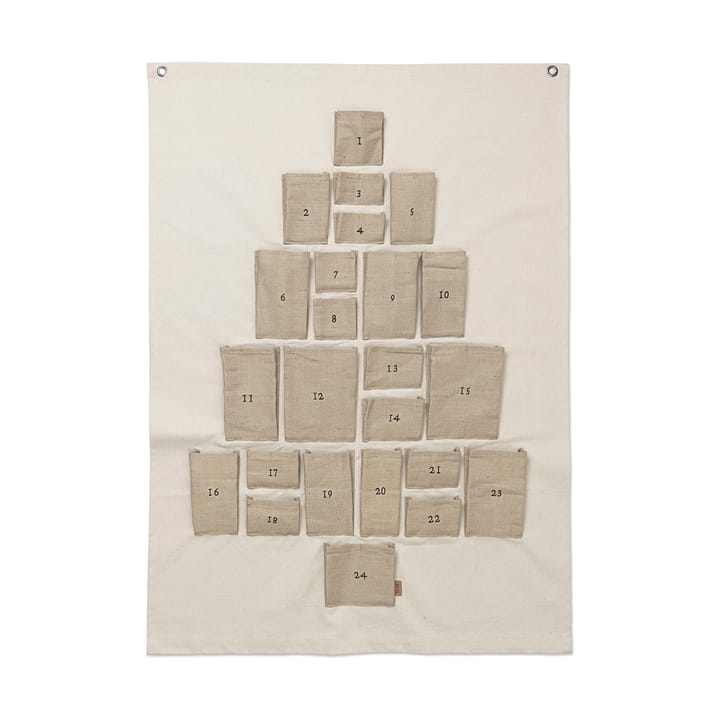 Pine joulukalenteri - Maxi, 90 x 125 cm - Ferm LIVING