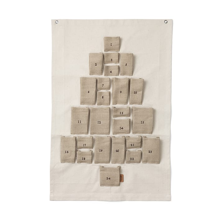 Pine joulukalenteri - Mini, 50 x 69 cm - Ferm Living