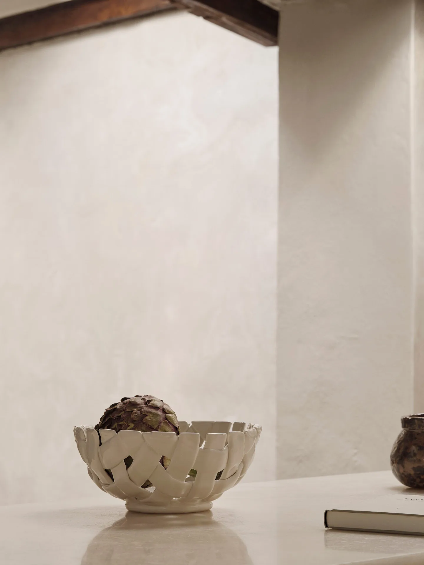 Plait kulho Ø24 cm, Off white Ferm Living