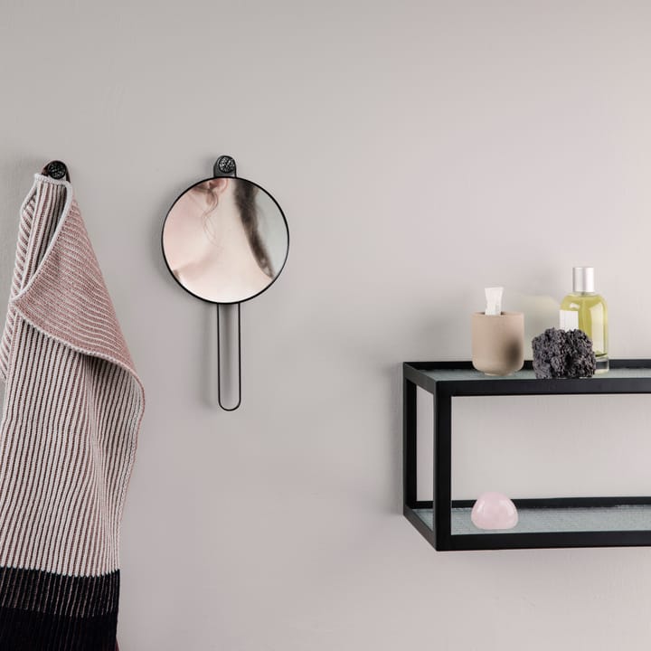 Poise -käsipeili, musta Ferm Living