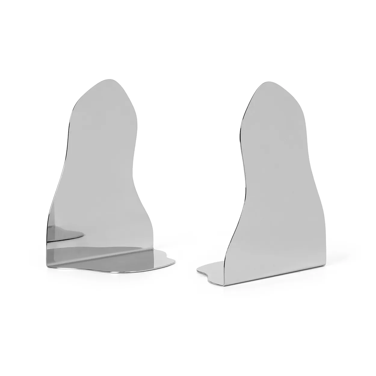 Ferm Living Pond kirjatuki 2 kpl Mirror polish