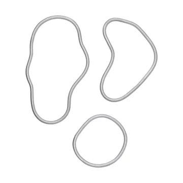 Pond pannunalunen 3 osaa - Alumiini - Ferm Living