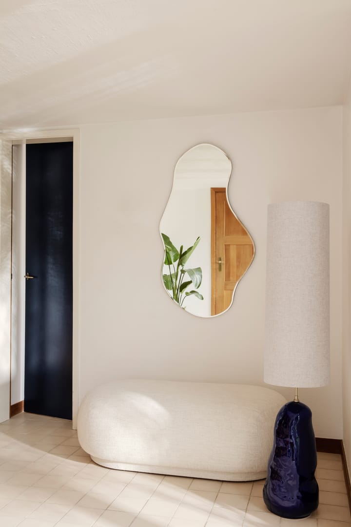 Pond peili large, Dark chrome Ferm Living