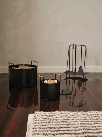 Port puukori, 42x40x32,4 cm - Black - Ferm Living