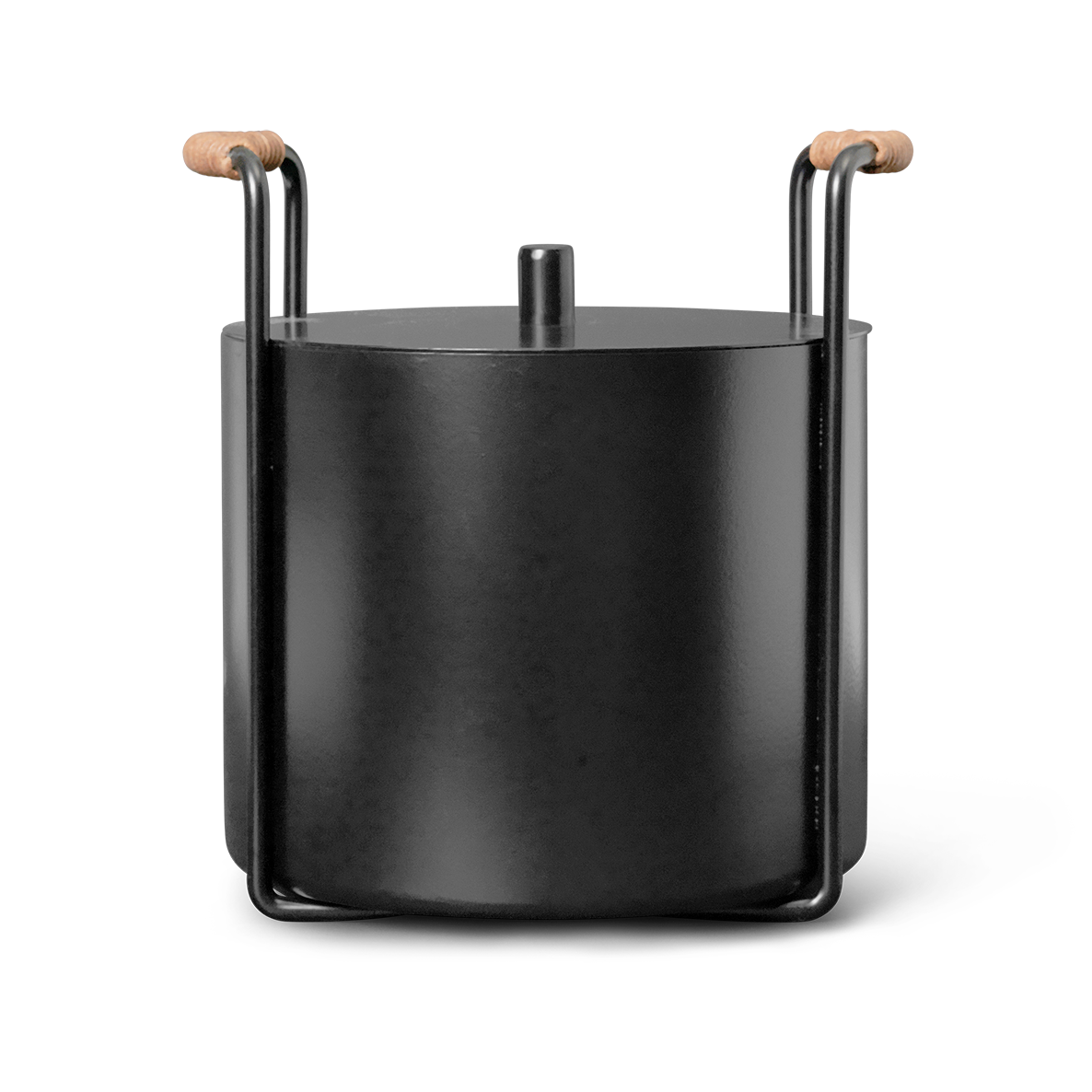 Ferm Living Port sytytys- ja tuhka-ämpäri Black | Skandinaavinen Sisustus | Säilytyskorit | Musta