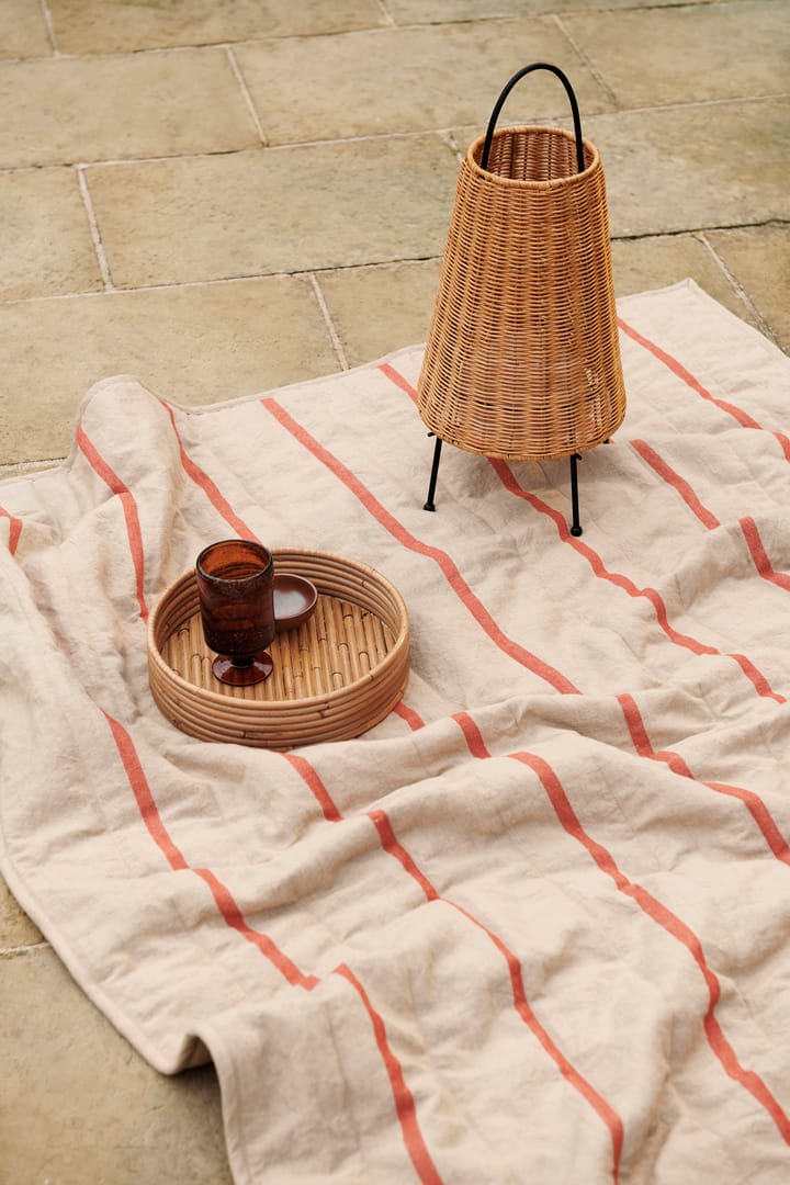 Porti Braided -pöytävalaisin 50 cm, Natural Ferm Living