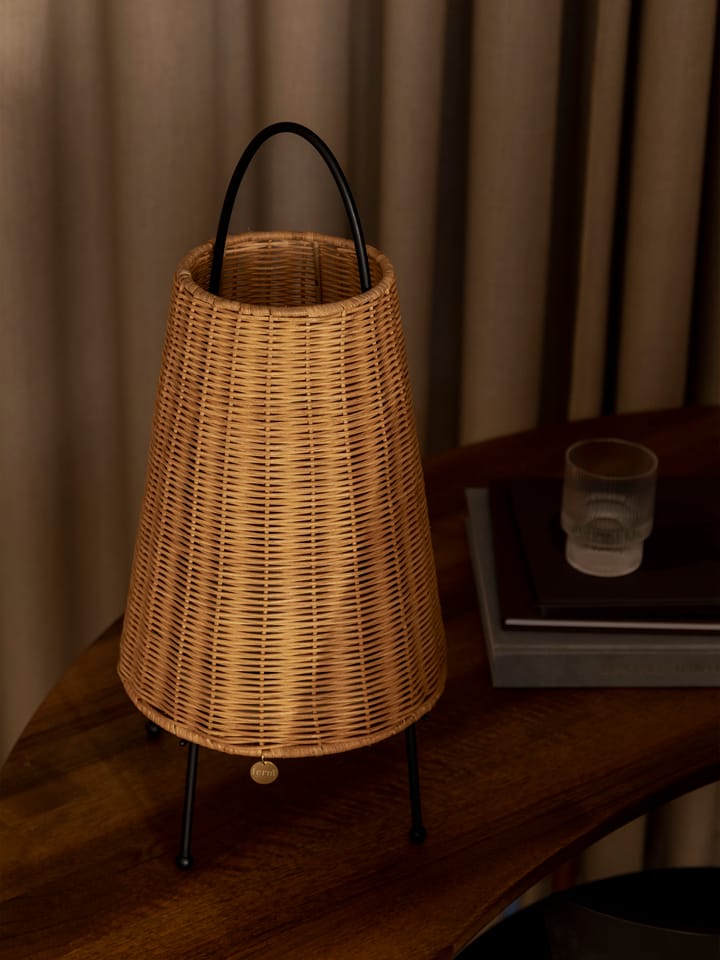 Porti Braided -pöytävalaisin 50 cm, Natural Ferm Living