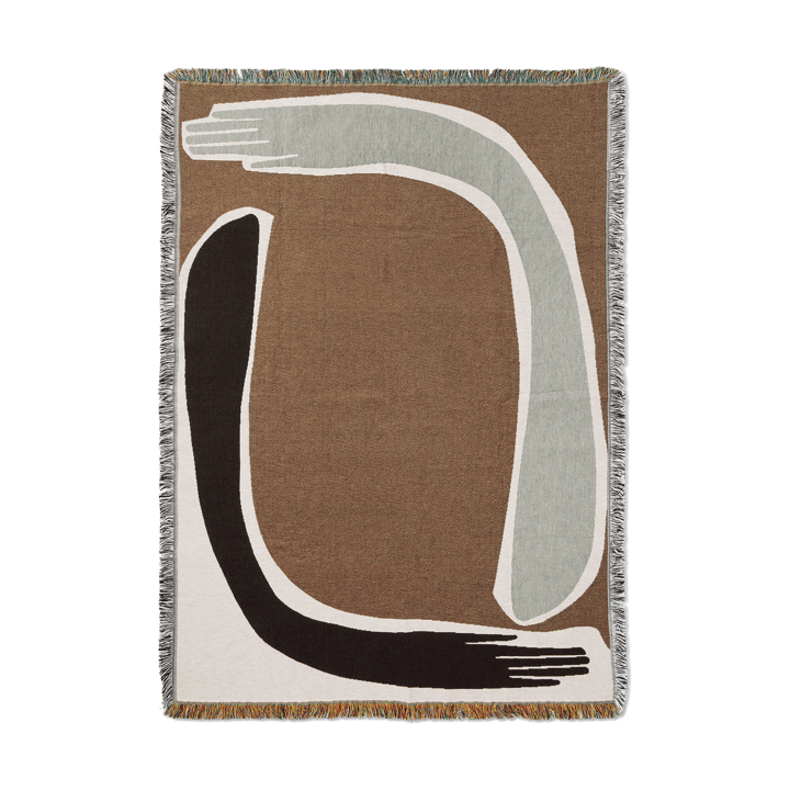 Pose Tapestry viltti 120x170 cm - Coffee - Ferm Living