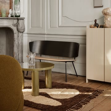 Post sohvapöytä - Oak smoked, small, lines - Ferm Living