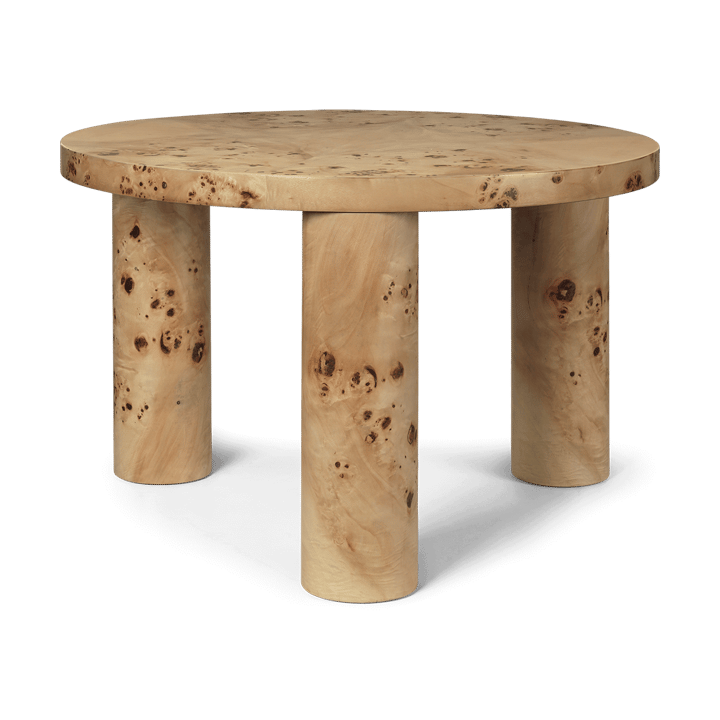 Post sohvapöytä pieni Ø65 cm, Burl veneer Ferm Living