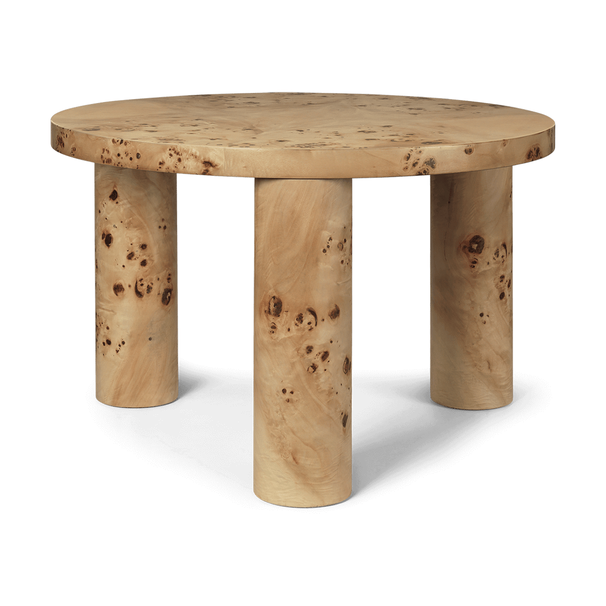 Ferm Living Post sohvapöytä pieni 65 cm Burl veneer