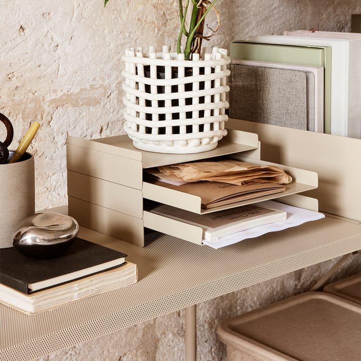 Punctual Perforated hylly 90 cm, Cashmere Ferm Living