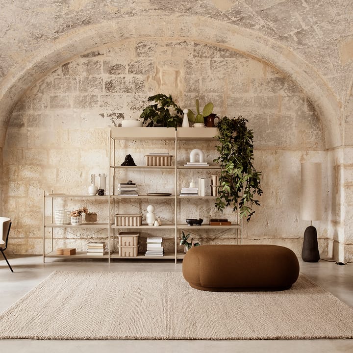 Punctual Perforated hylly 90 cm, Light grey Ferm Living