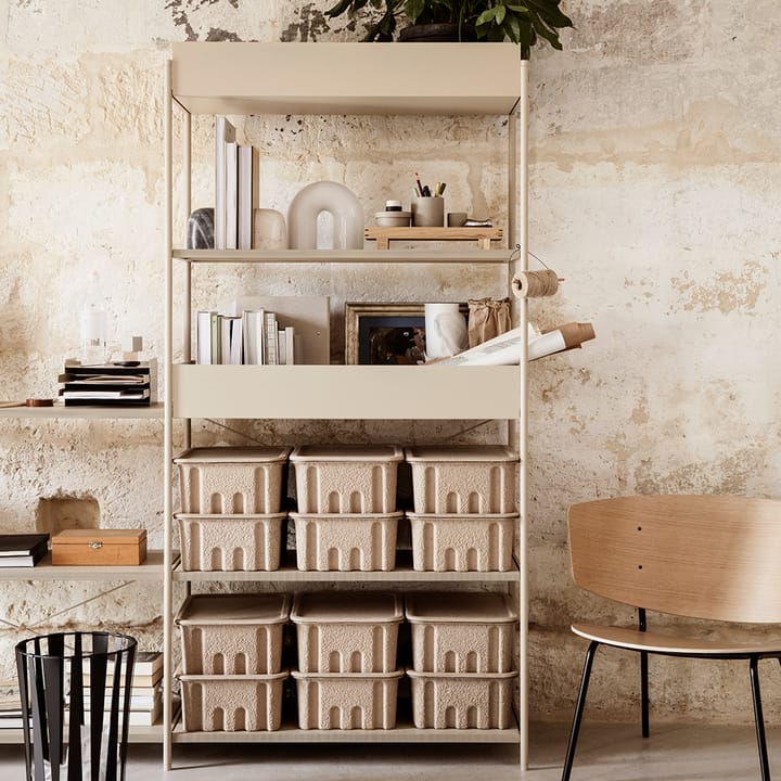 Punctual Perforated hylly 90 cm, Light grey Ferm Living