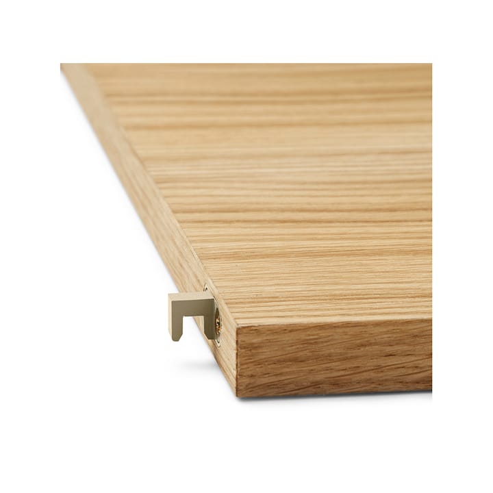 Punctual Perforated hylly 90 cm, Oak oiled, cashmere Ferm Living