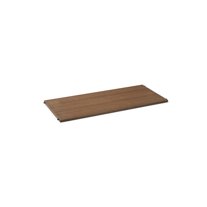 Punctual Perforated hylly 90 cm, Smoked oak, anthracite Ferm Living