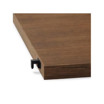 Punctual Perforated hylly 90 cm - Smoked oak, anthracite - Ferm Living