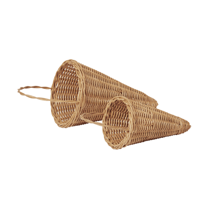 Punotut kartiot joulukoriste 18 cm, Natural Ferm Living