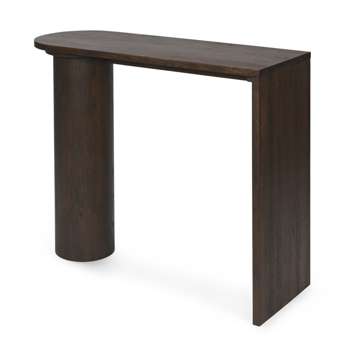 Pylo Console Table sivupöytä 85x36x100 cm - Tumma petsattu tammi - ferm LIVING