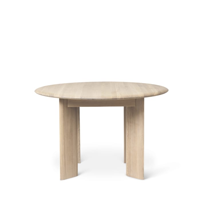 Pyöreä Bevel-ruokapöytä - Oak white oiled - Ferm LIVING