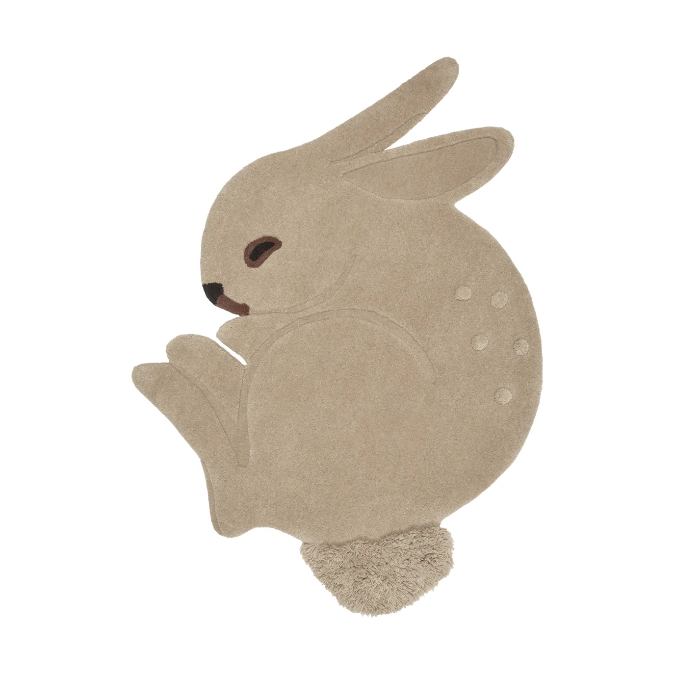 Rabbit tuftattu matto, Cashmere, 88x120 cm Ferm Living