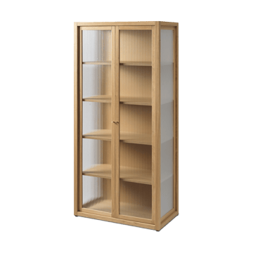 Reed vitriinikaappi 70x155 cm - Natural oak - Ferm Living