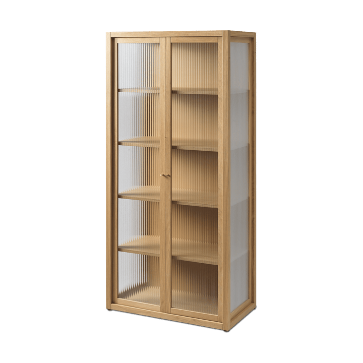 Reed vitriinikaappi 70x155 cm, Natural oak Ferm Living