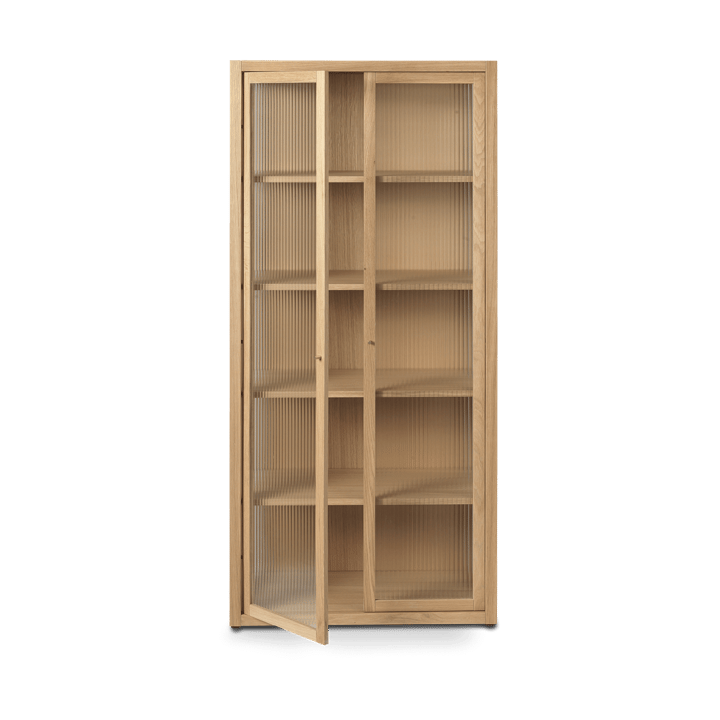 Reed vitriinikaappi 70x155 cm, Natural oak Ferm Living