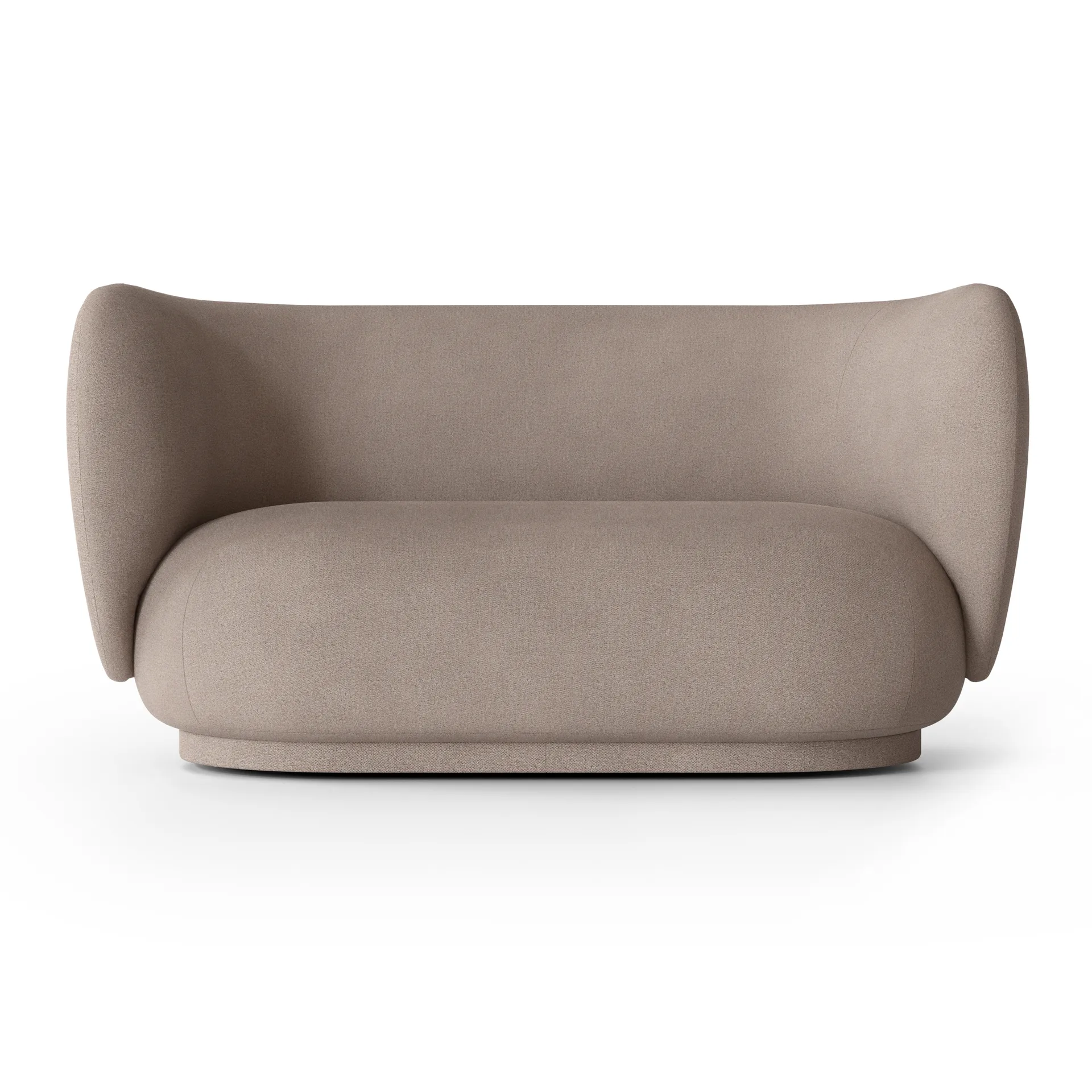 Rico 2-istuttava sohva, Brushed warm grey Ferm Living
