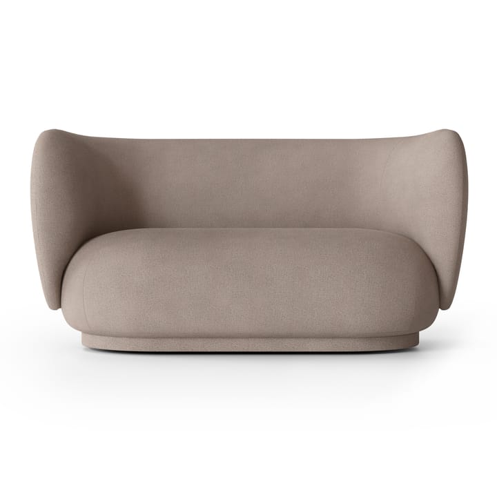 Rico 2-istuttava sohva - Brushed warm grey - Ferm Living