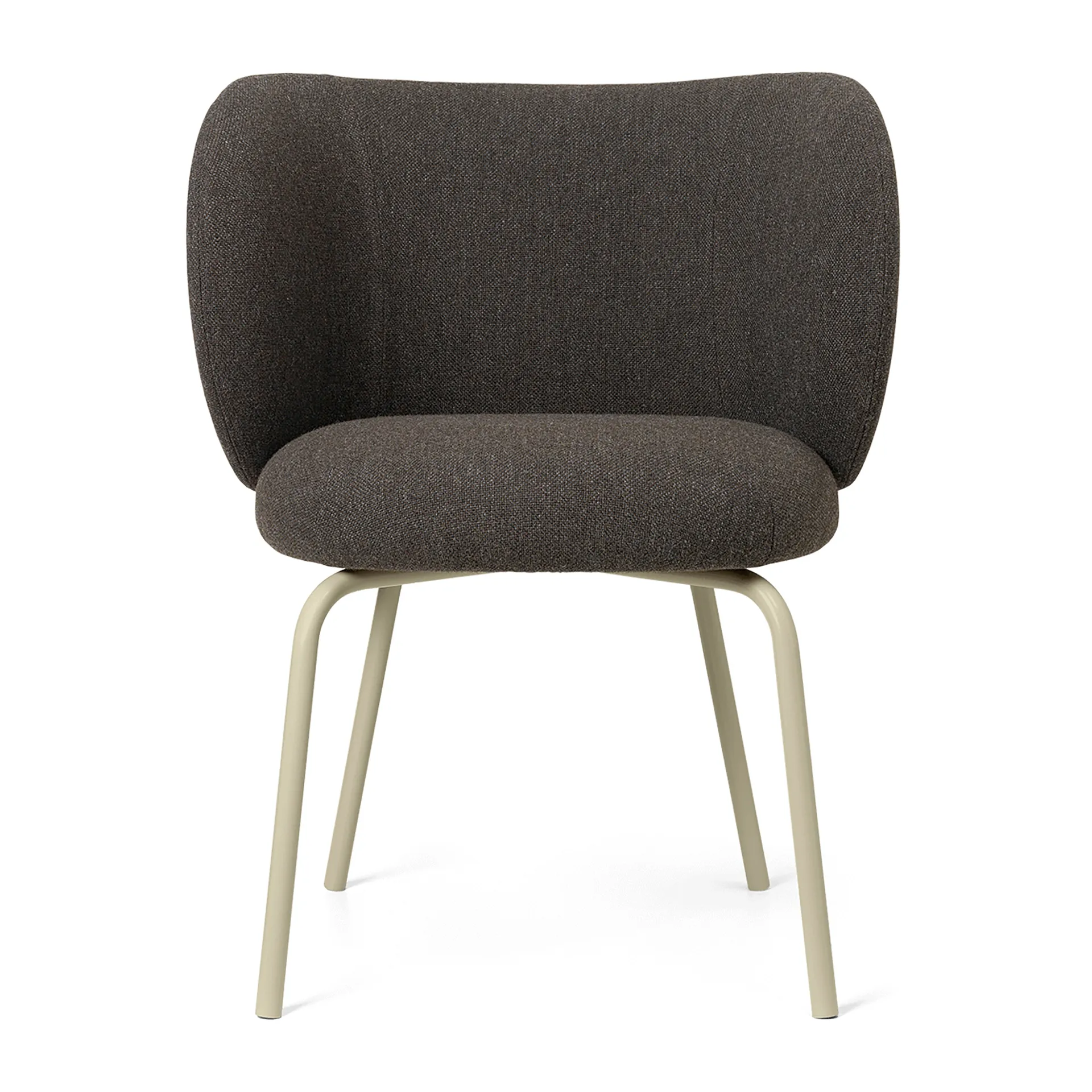 Rico dining chair hallingdal, Dark grey brown-cashmere Ferm Living