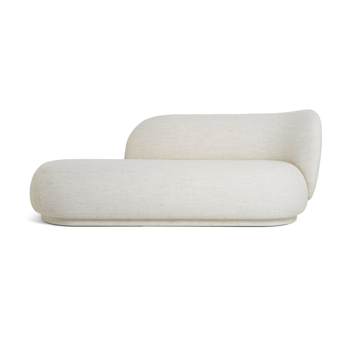 Ferm Living Rico divaani bouclé oikea Luonnonvalkoinen