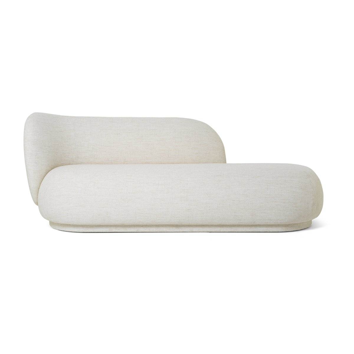 Ferm Living Rico divaani bouclé vasen Luonnonvalkoinen