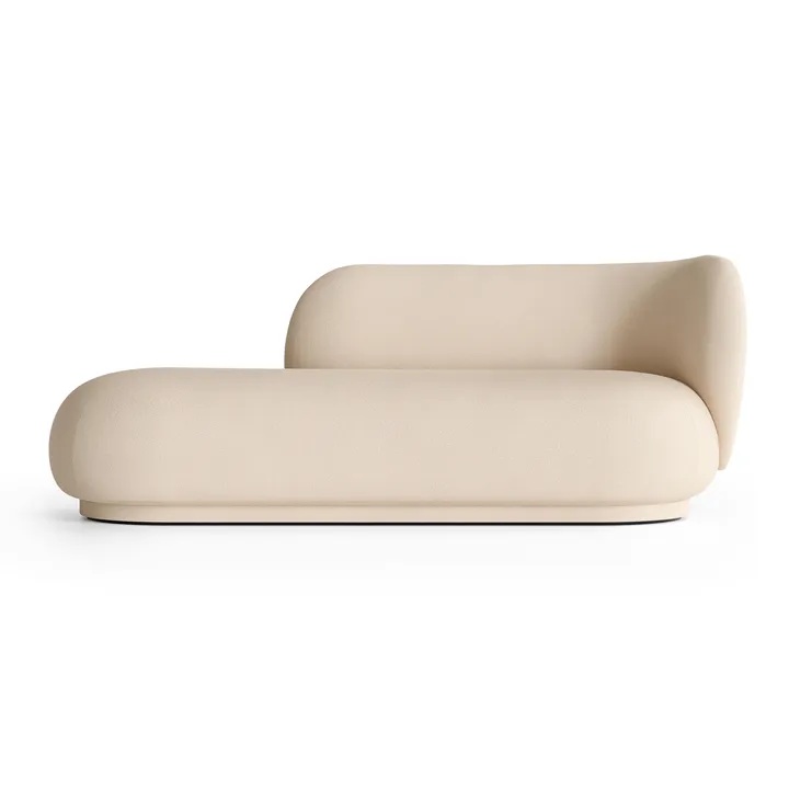 Rico divaani kivik oikea - Brushed offwhite - Ferm Living