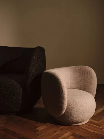 Rico kids lounge chair nojatuoli - Luonnollinen - Ferm Living
