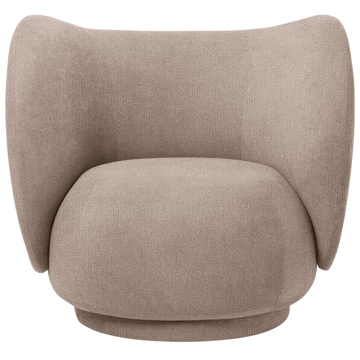 Rico lounge chair bouclé - Sand - Ferm LIVING