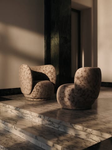 Rico lounge chair -nojatuoli - Cilla-Taupe - Ferm Living