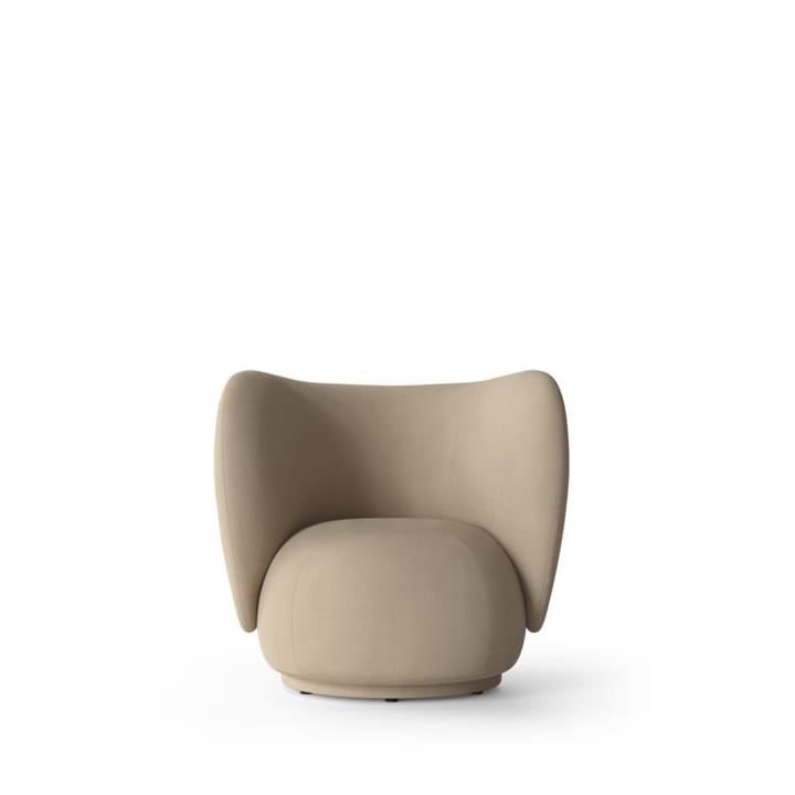 Rico lounge chair -nojatuoli - Sand, brushed - Ferm LIVING