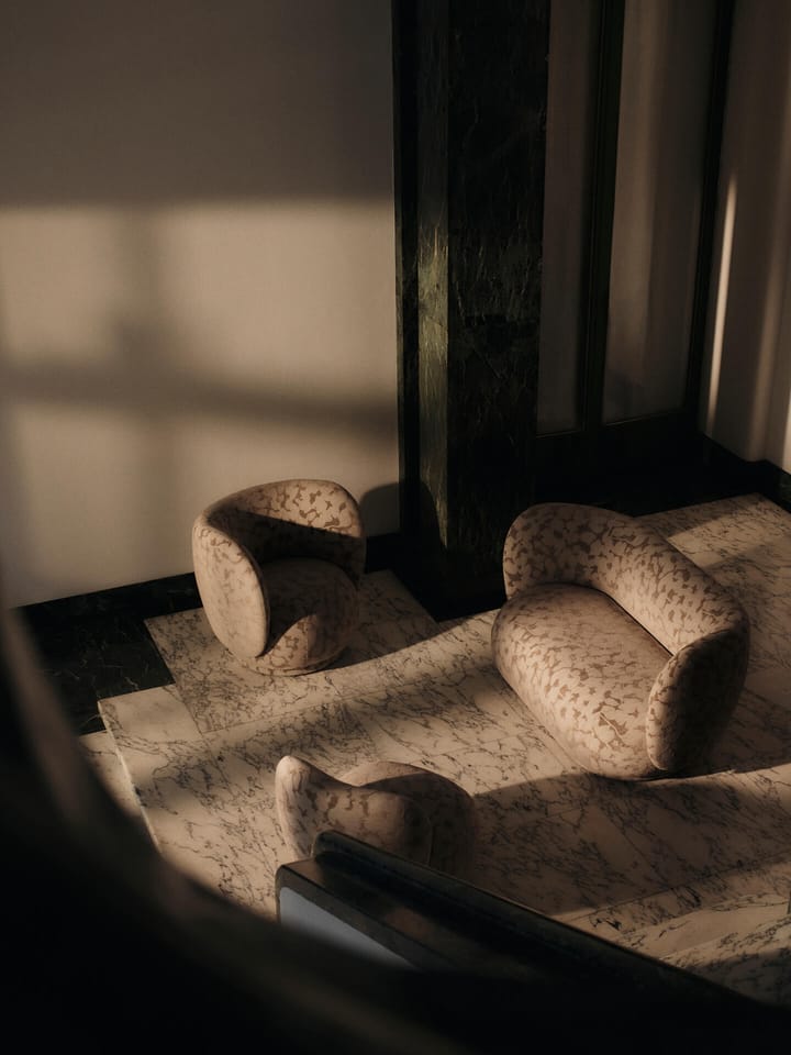 Rico lounge chair piccolo nojatuoli, Cilla-Taupe Ferm Living