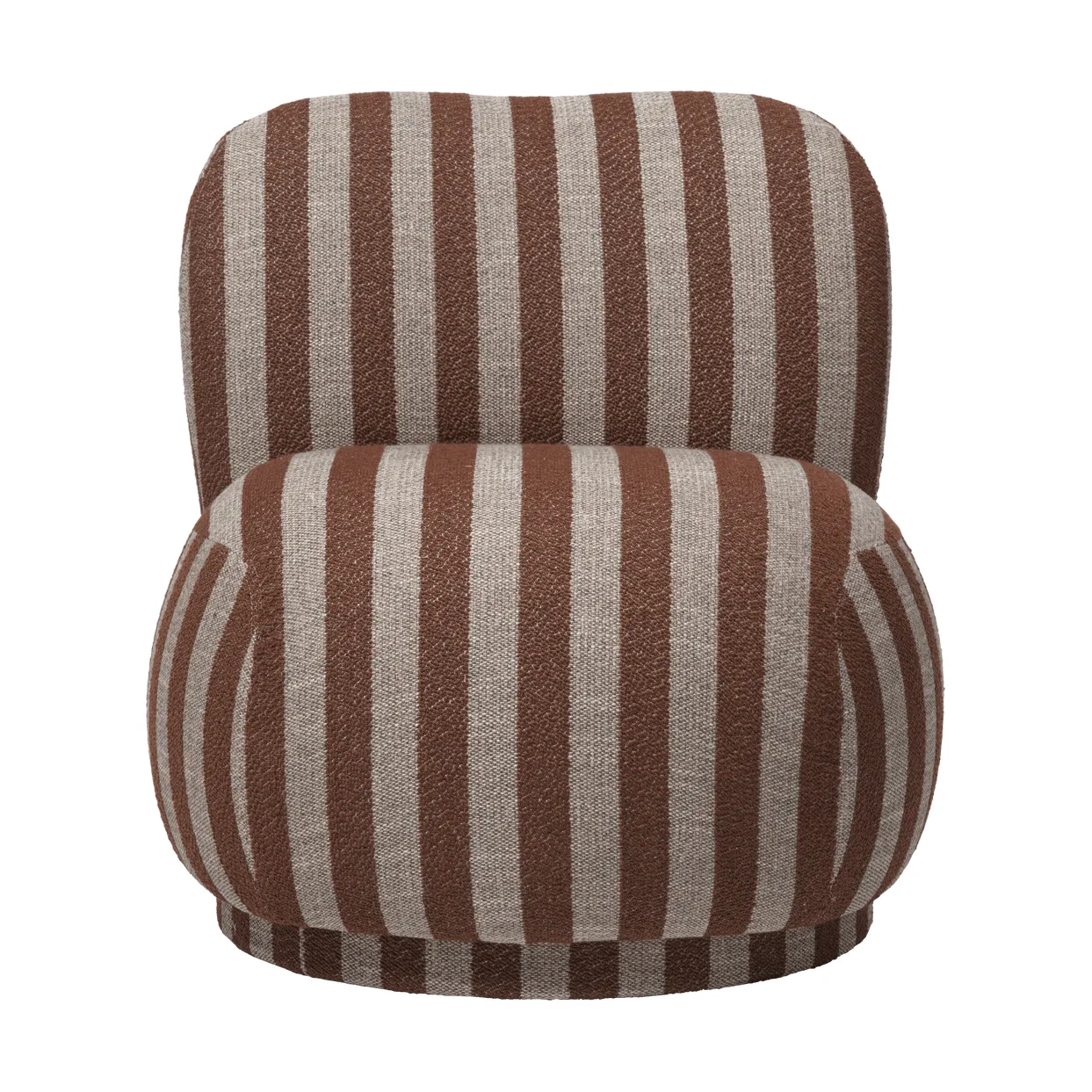 Rico lounge chair piccolo nojatuoli, Louisiana, Sand-chocolate Ferm Living