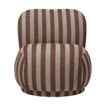 Rico lounge chair piccolo nojatuoli - Louisiana, Sand-chocolate - Ferm Living