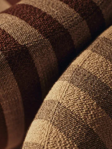 Rico lounge chair piccolo nojatuoli - Louisiana, Sand-chocolate - Ferm Living