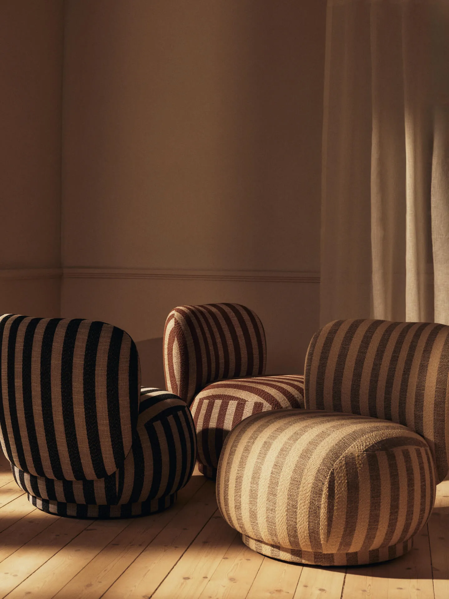 Rico lounge chair piccolo nojatuoli, Louisiana, Sand-off-white Ferm Living