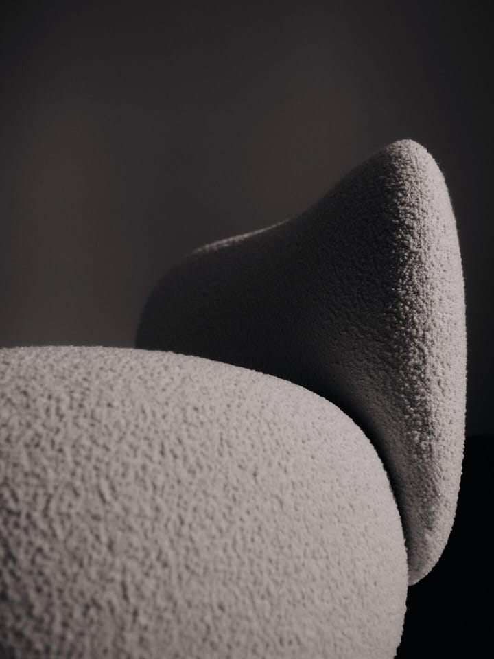 Rico lounge chair piccolo nojatuoli, Nordic Bouclé-Off-white Ferm Living