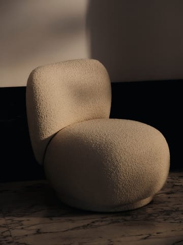 Rico lounge chair piccolo nojatuoli - Nordic Bouclé-Off-white - Ferm Living
