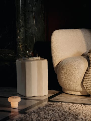 Rico lounge chair piccolo nojatuoli - Nordic Bouclé-Off-white - Ferm Living
